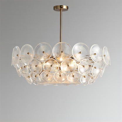 Glass Disk Chandelier