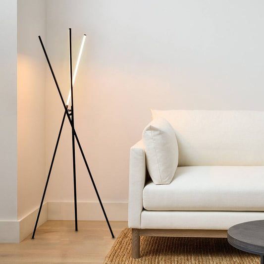 Three-Pronged Vertical Floor Lamp