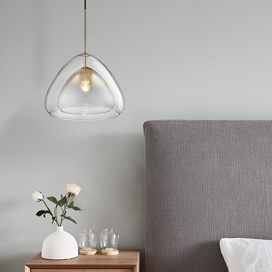 Futuristische Glass Pendant Light